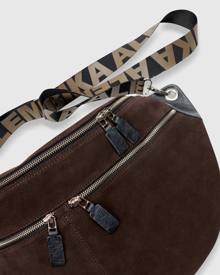 On-The-Go Large Sling Bag, Umber