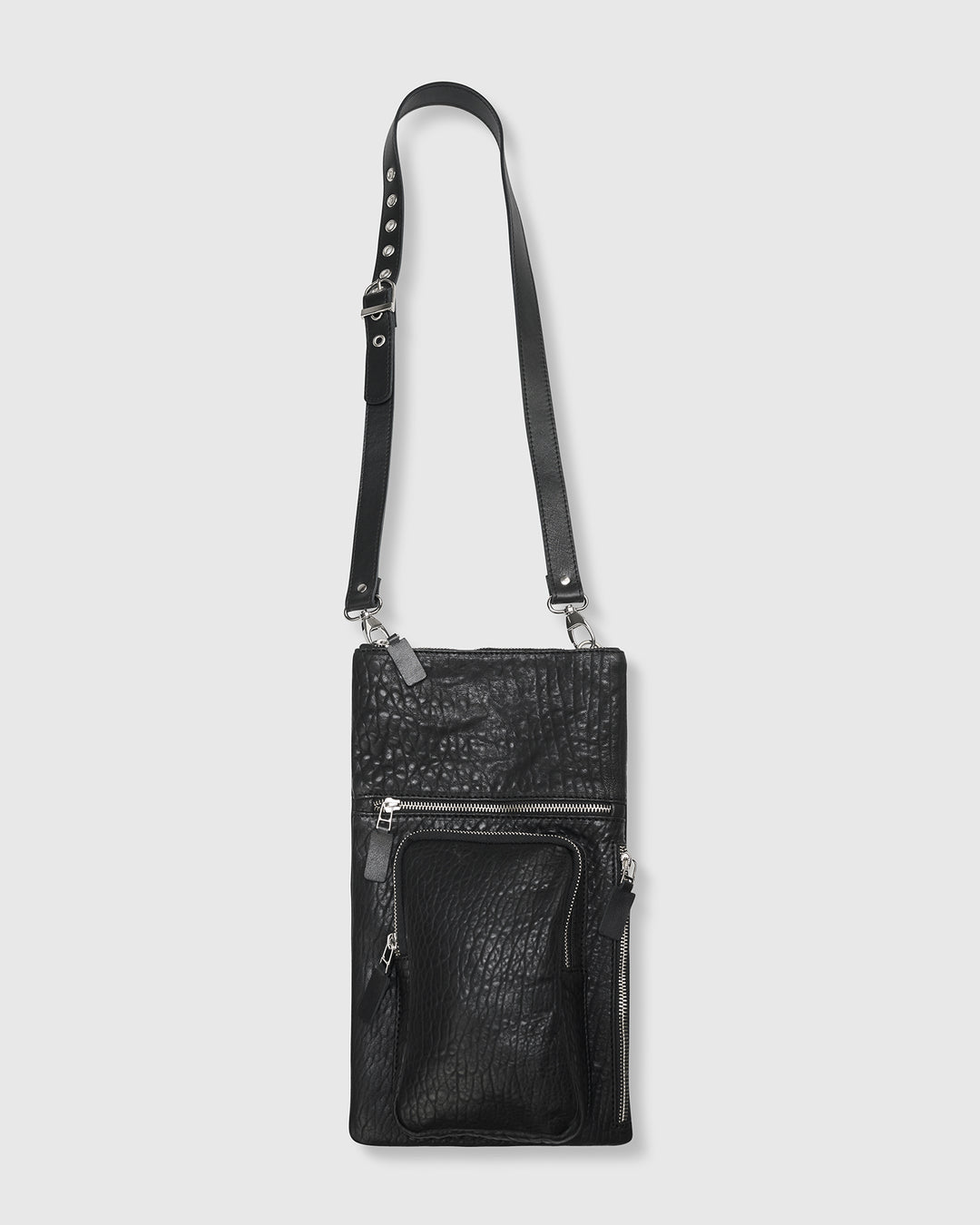 Flat Stash Pouch Bag, Black