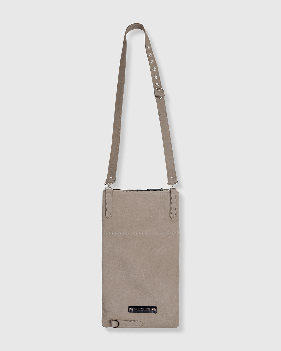 Flat Stash Pouch Bag, Grey