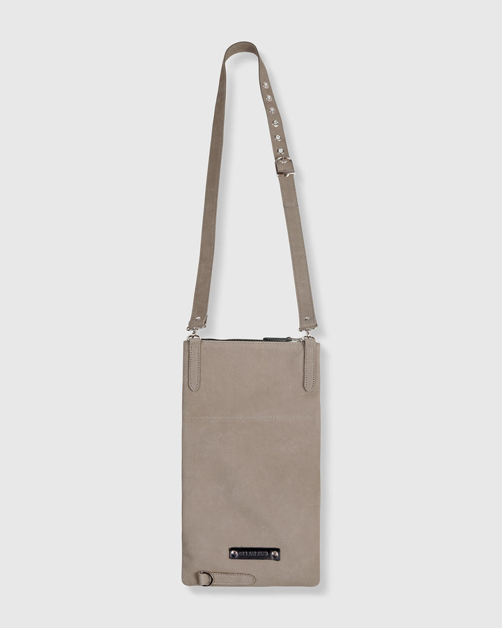 Flat Stash Pouch Bag, Grey