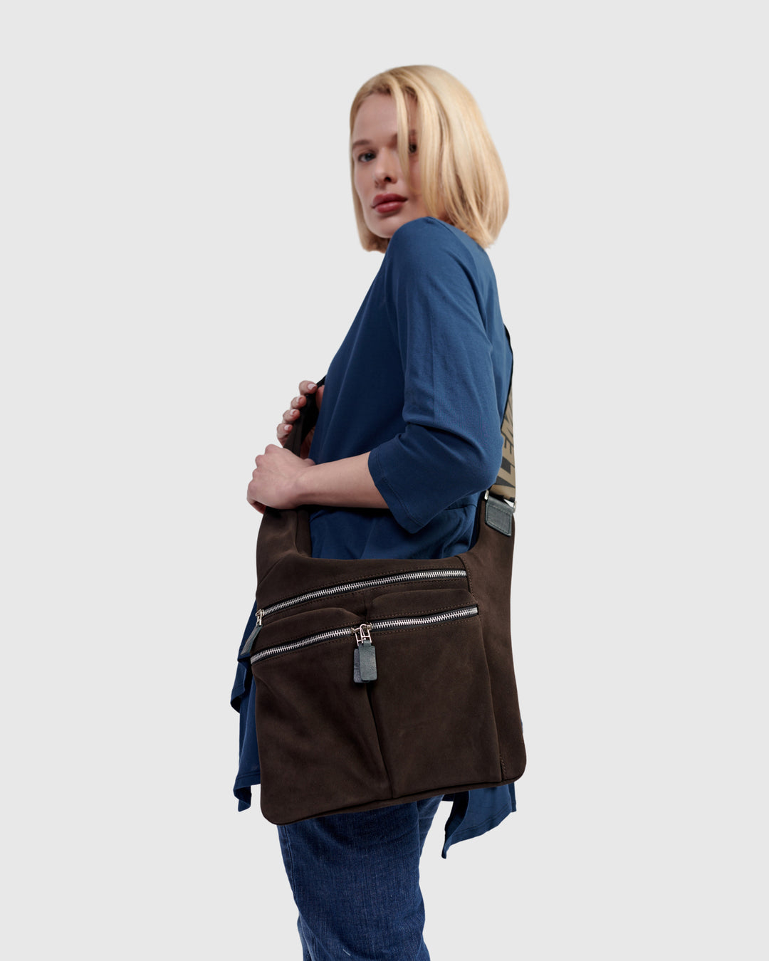 Nomad Crossbody Bag, Umber
