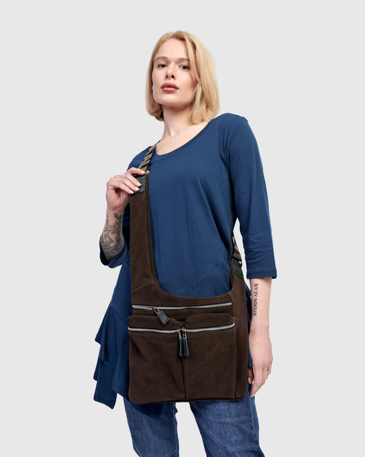 Nomad Crossbody Bag, Umber