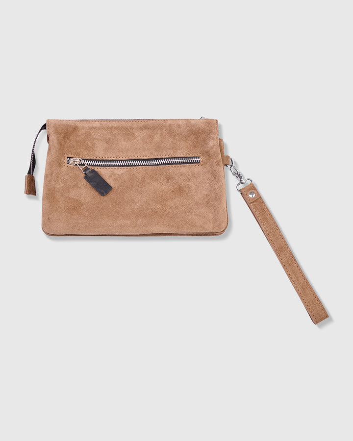 Companion Wristlet Pouch, Latte