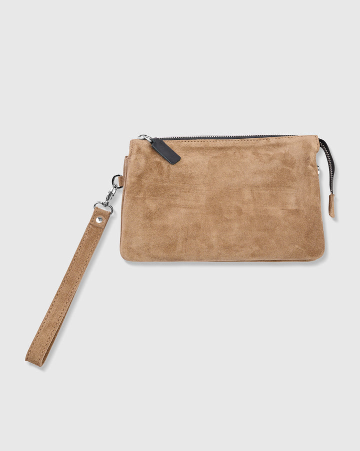 Companion Wristlet Pouch, Latte