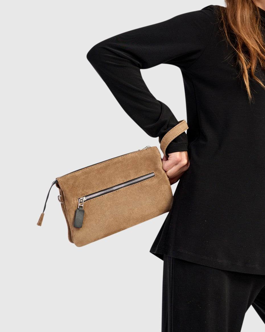 Companion Wristlet Pouch, Latte