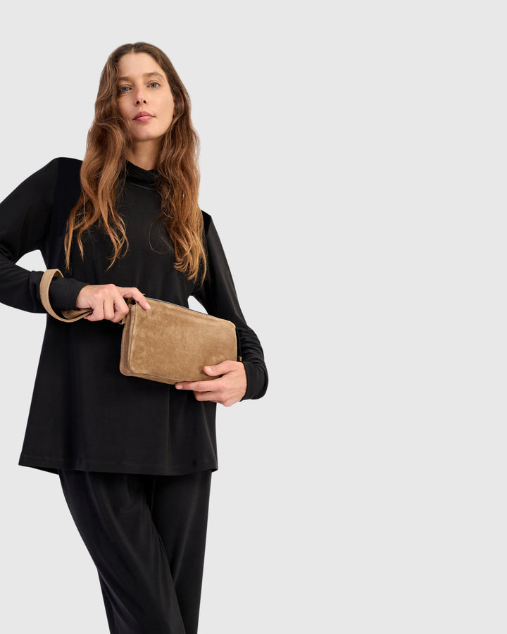 Companion Wristlet Pouch, Latte