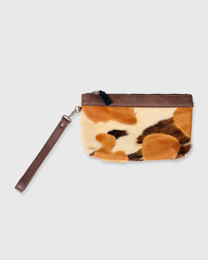 Petite Wristlet, Brindle