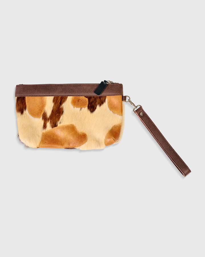 Petite Wristlet, Brindle