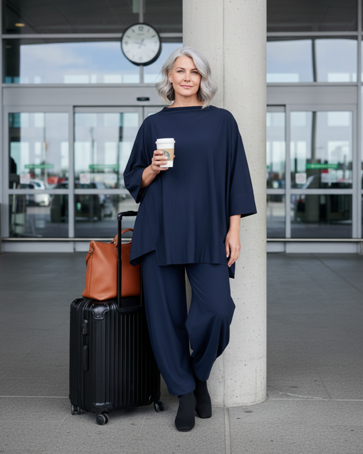 Essential Tekbika Trapeze Top, Midnight