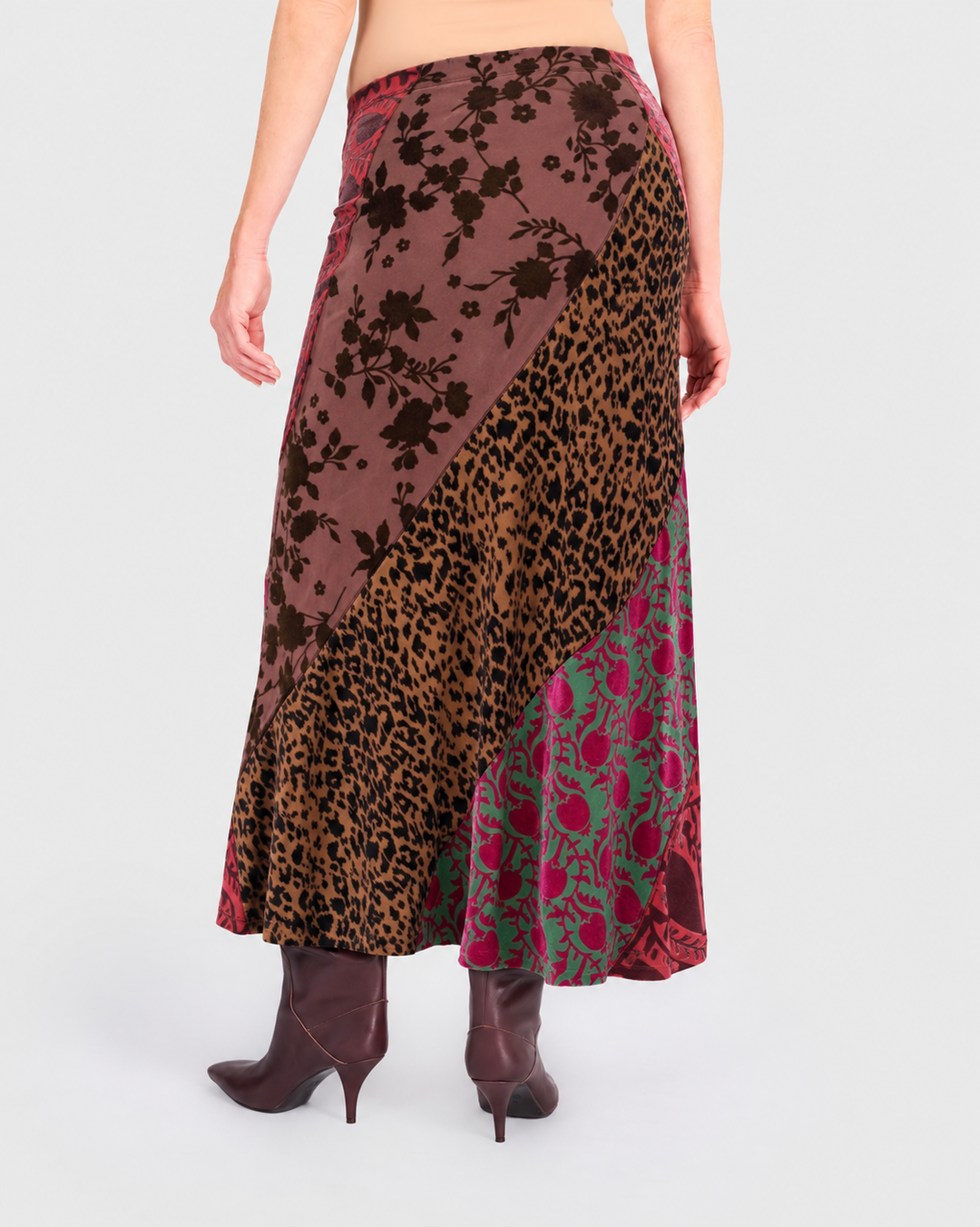 Reliquary Slim Skirt, Jewel Multi
