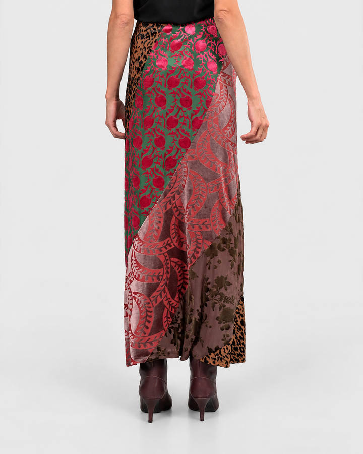 Reliquary Slim Skirt, Jewel Multi