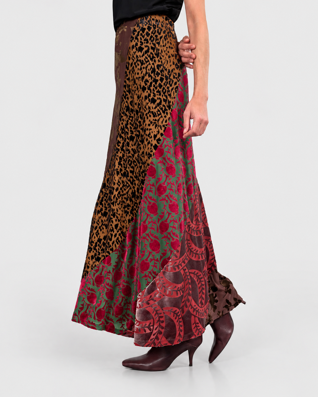 Reliquary Slim Skirt, Jewel Multi