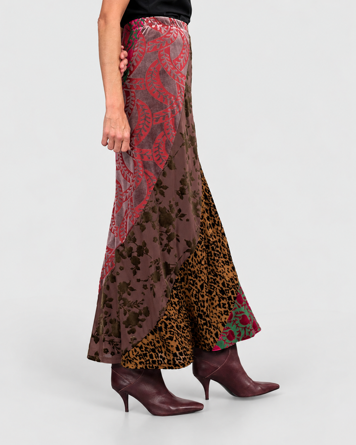 Reliquary Slim Skirt, Jewel Multi