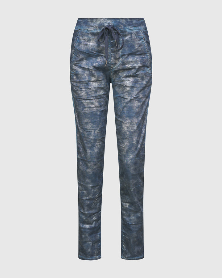 Washed Iconic Stretch Jeans, Blue