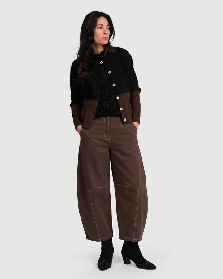 Go-To Barrel Pants, Pecan
