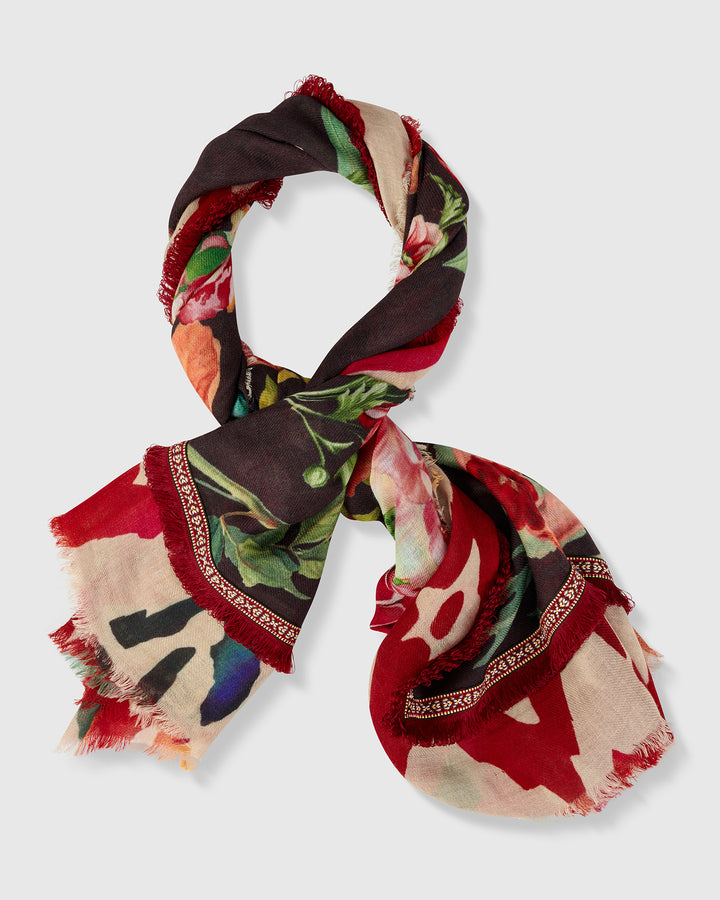Marquetta Scarf, Floral