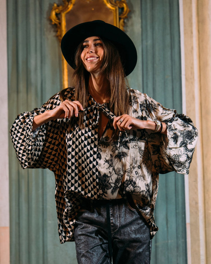 Fleur Poet Blouse, Mix