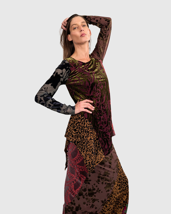 Wren Asymmetrical Top, Regal Multi