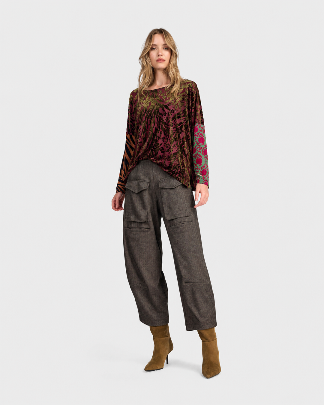 Aurelia Boxy Top, Jewel Multi