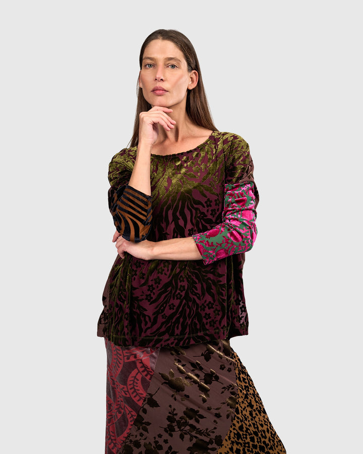 Aurelia Boxy Top, Jewel Multi