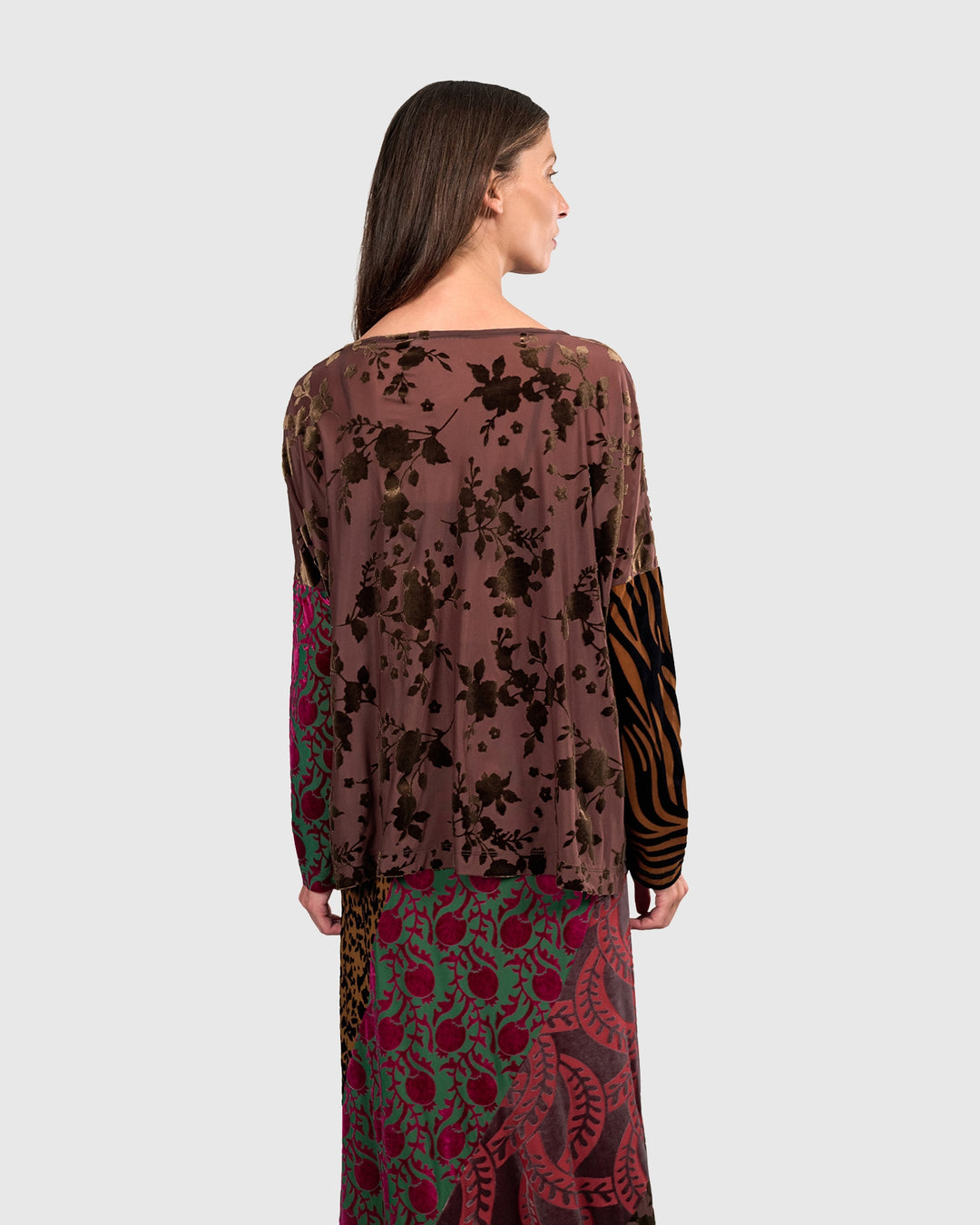 Aurelia Boxy Top, Jewel Multi