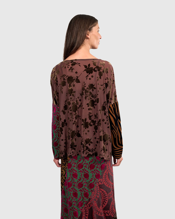 Aurelia Boxy Top, Jewel Multi