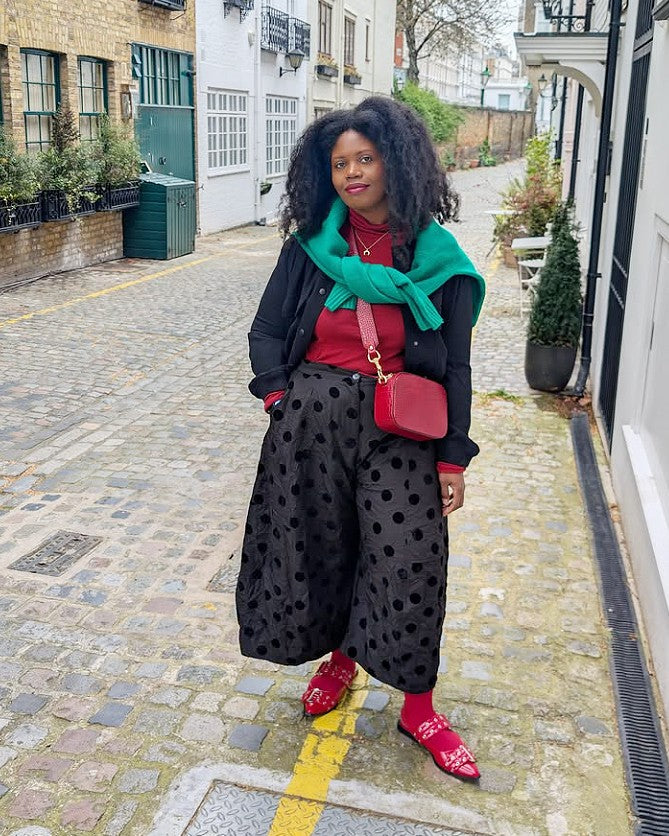 Pois Barrel Pants, Dots
