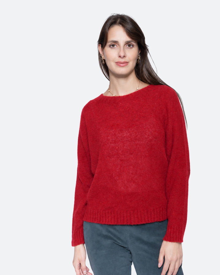 Blueberry Alpaca Pullover, Cherry