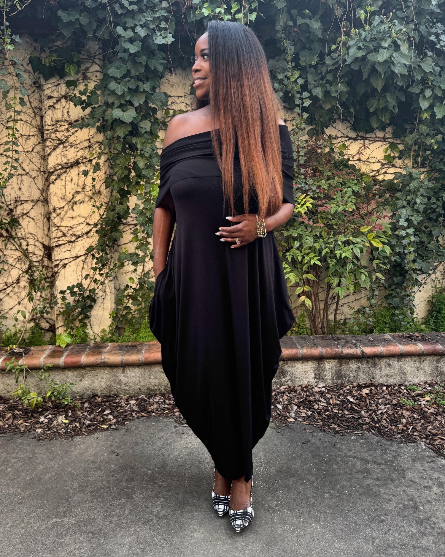 Savoir Maxi Dress, Black – Alembika U.S.