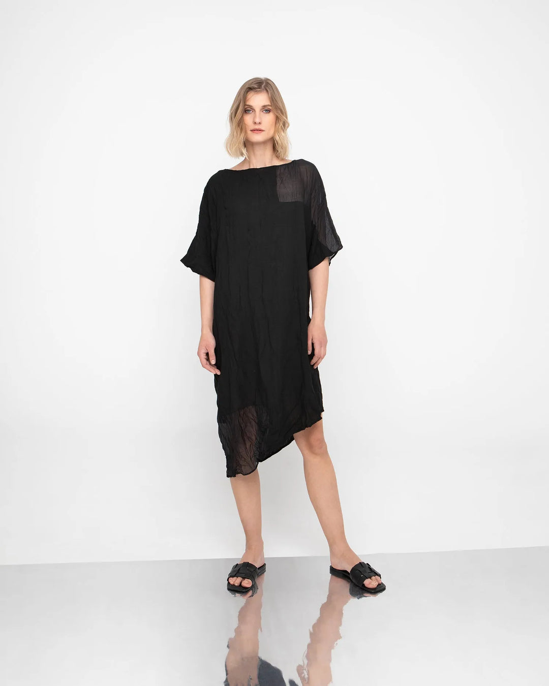 Ozai N Ku No Frills Dress, Black - BLACK / XS (US 4-6) Ozai N Ku No Frills Dress, Black - BLACK / XS (US 4-6)