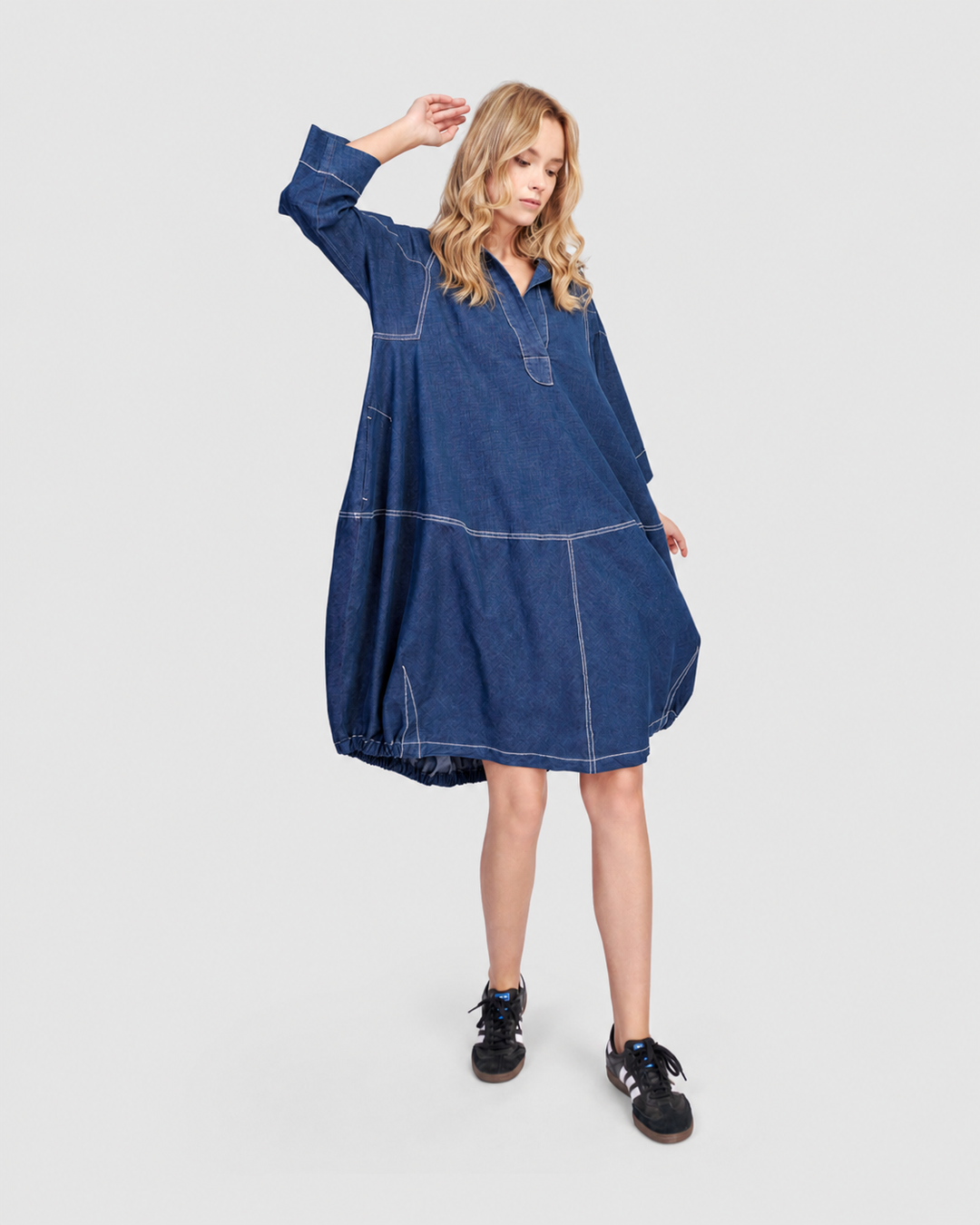 Alembika Panama Oversized Shirt Dress, Denim Denim / 0 (US 4-6) Alembika Panama Oversized Shirt Dress, Denim Denim / 0 (US 4-6)