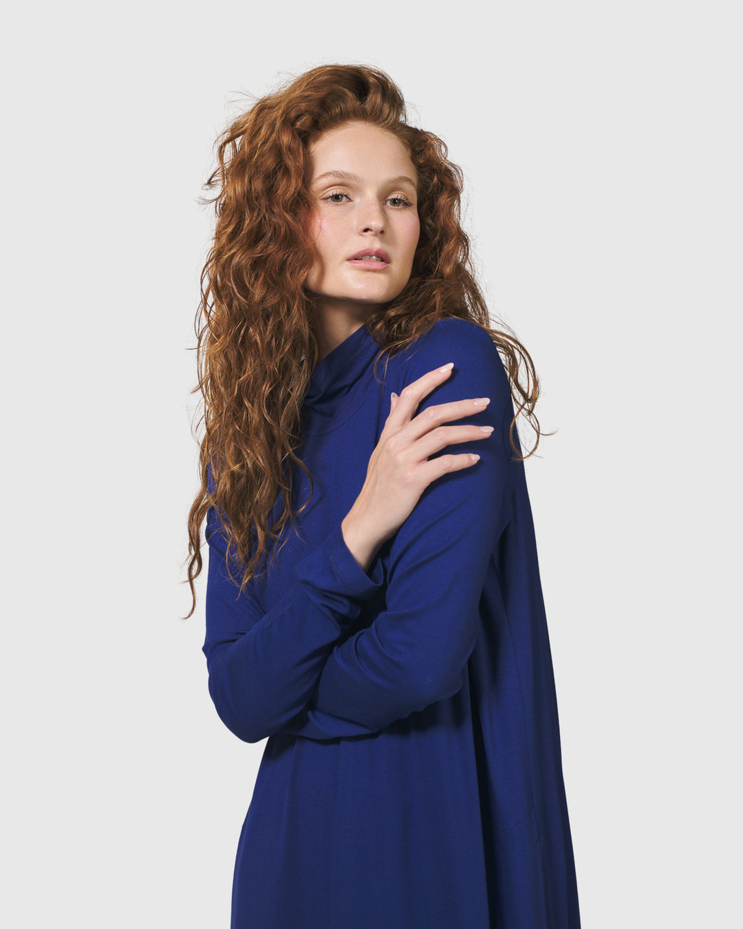 Essential A-Line Dress, Royal Blue