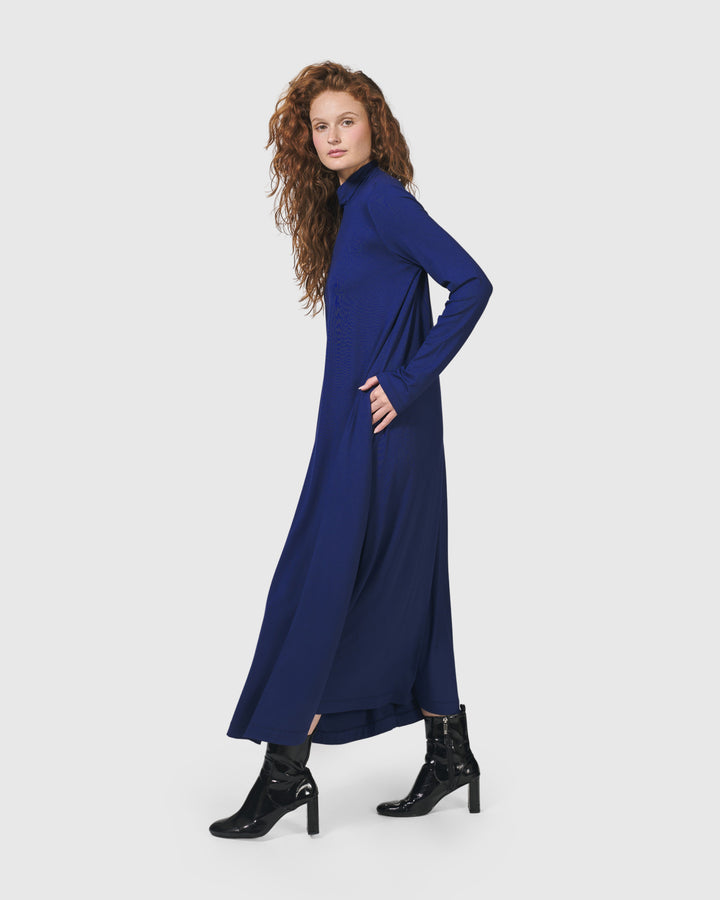 Essential A-Line Dress, Royal Blue