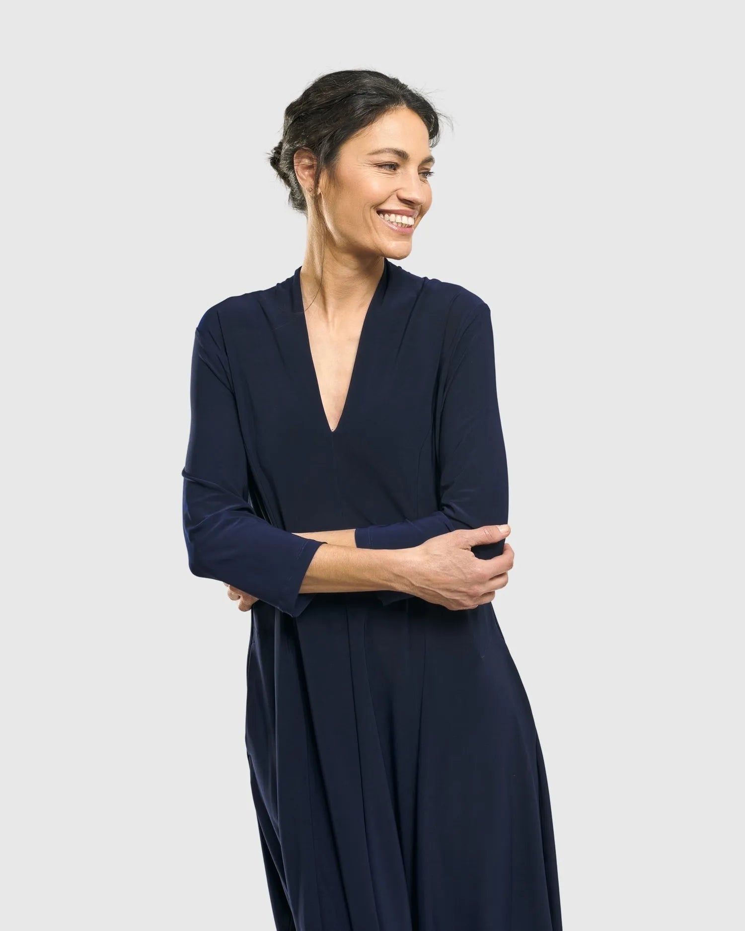 Essential Cocoon Dress, Night – Alembika U.S.