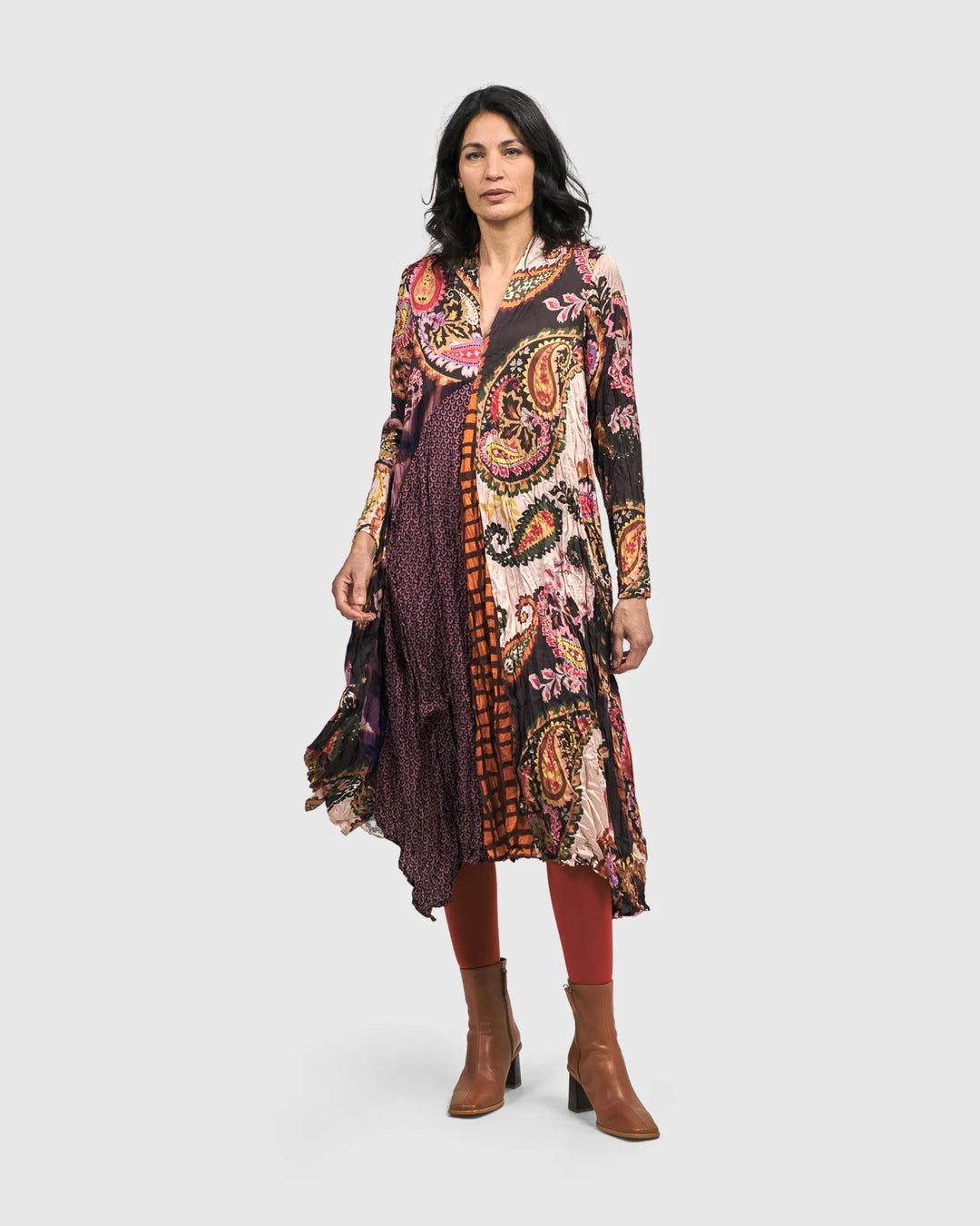 Lavinia Swing Dress, Paisley