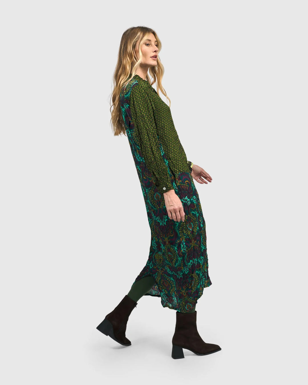 crinkle shirt dress Principles Women's Crinkle Crepe Belted Shirt Dress in Blue | Size: 12