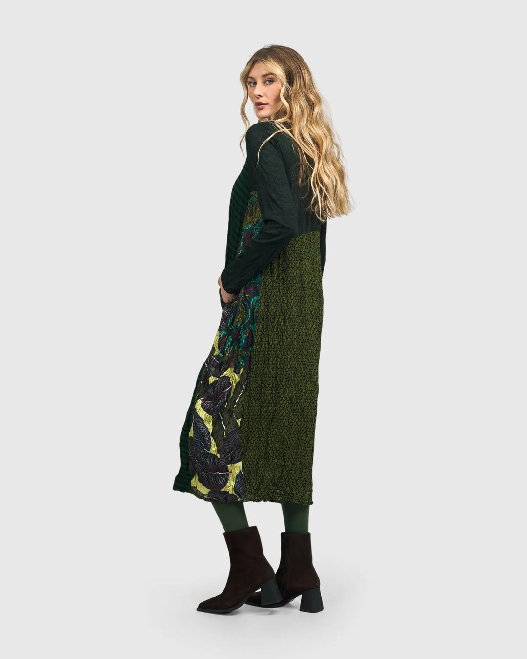 Artemisia Relaxed Dress, Forest