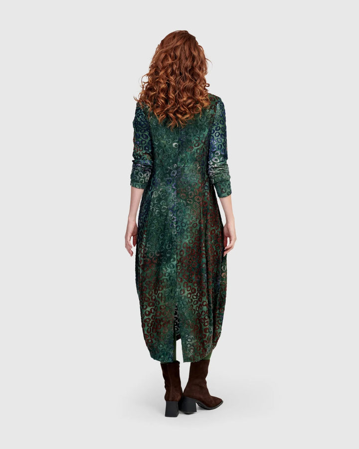 Bayou Cocoon Dress, Lagoon