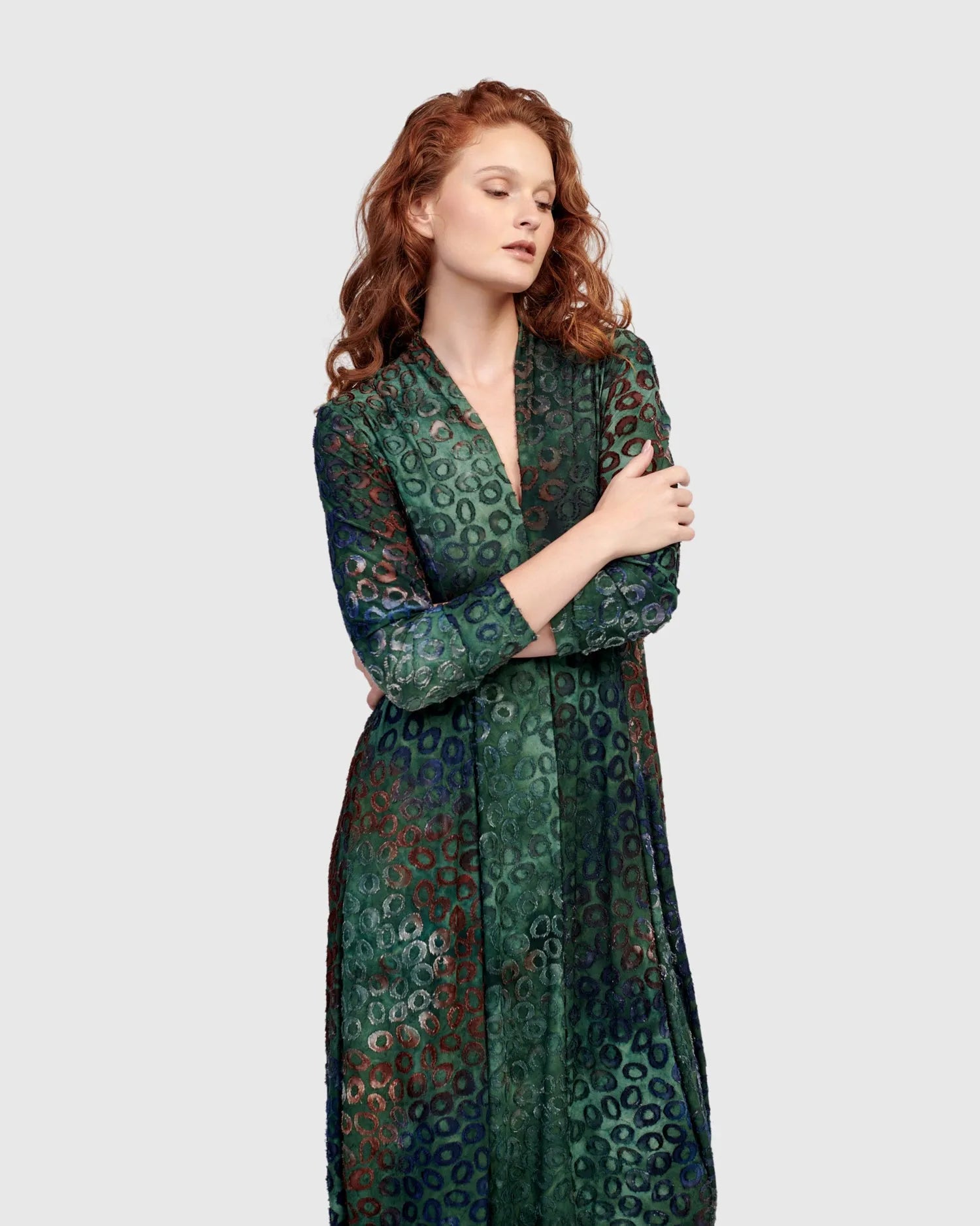 Bayou Cocoon Dress, Lagoon – Alembika U.S.