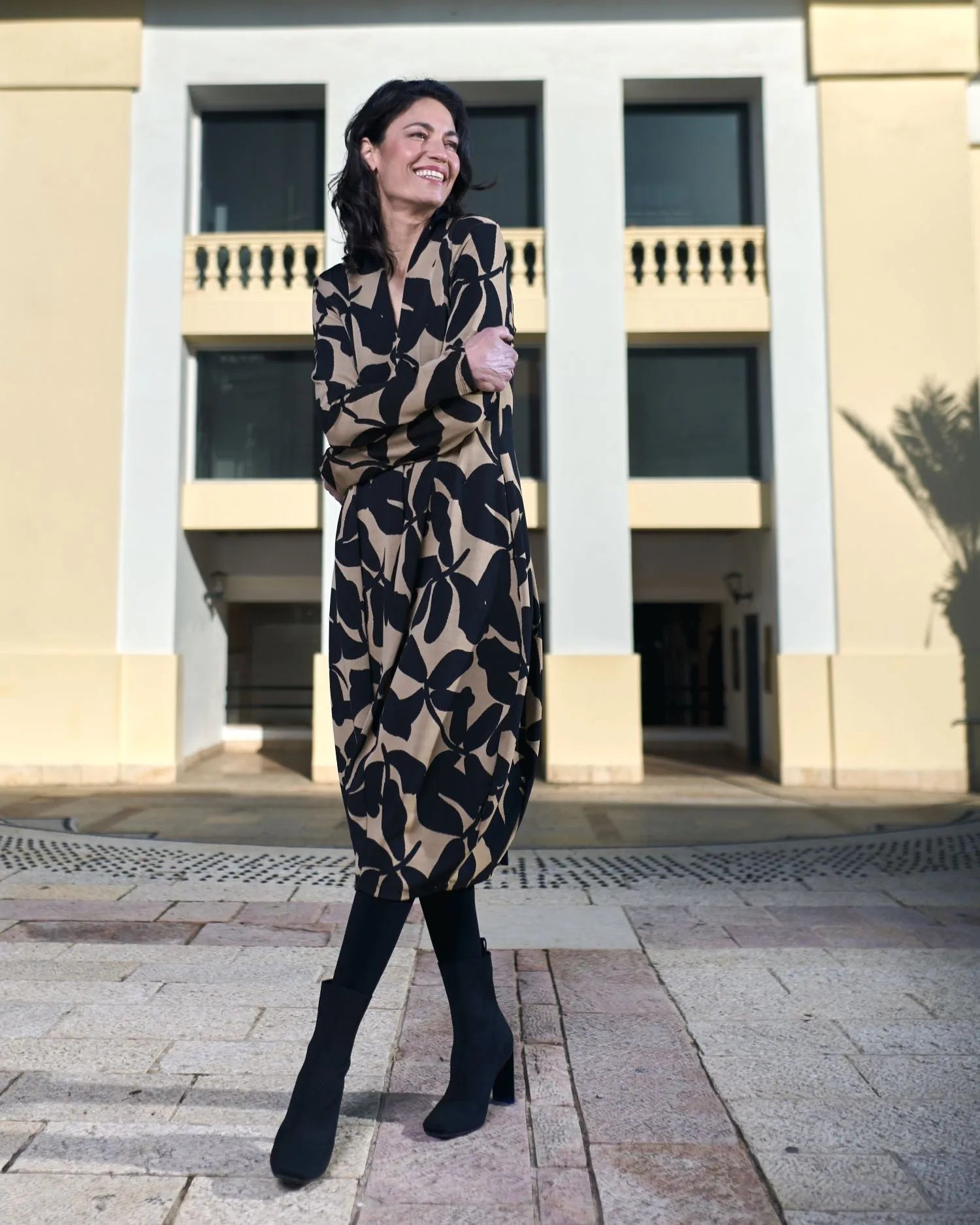 Honore Cocoon Dress, Blackout – Alembika U.S.