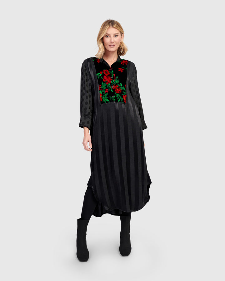 Sonata Shirtdress, Roses