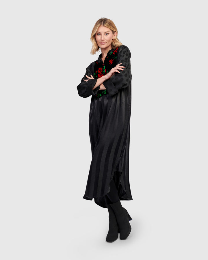 Sonata Shirtdress, Roses