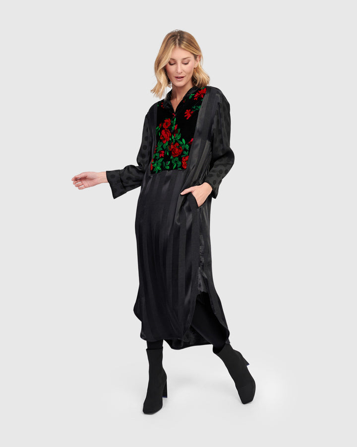 Sonata Shirtdress, Roses