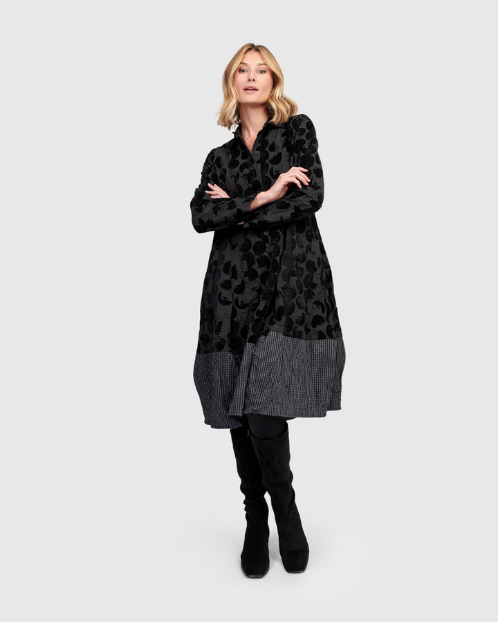 Eclipse Relaxed Cocoon Dress, Crescent