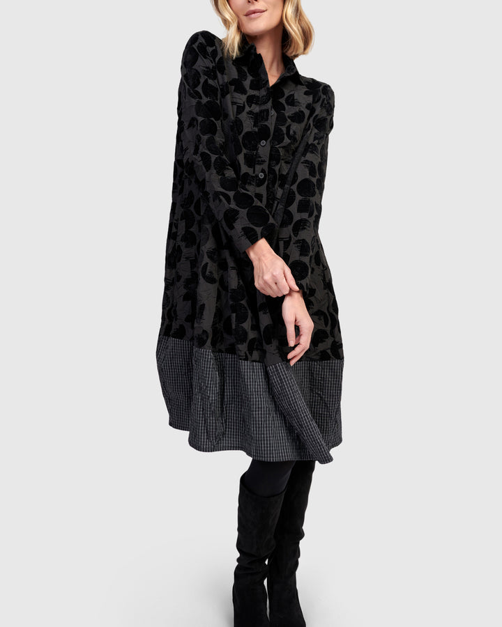 Eclipse Relaxed Cocoon Dress, Crescent