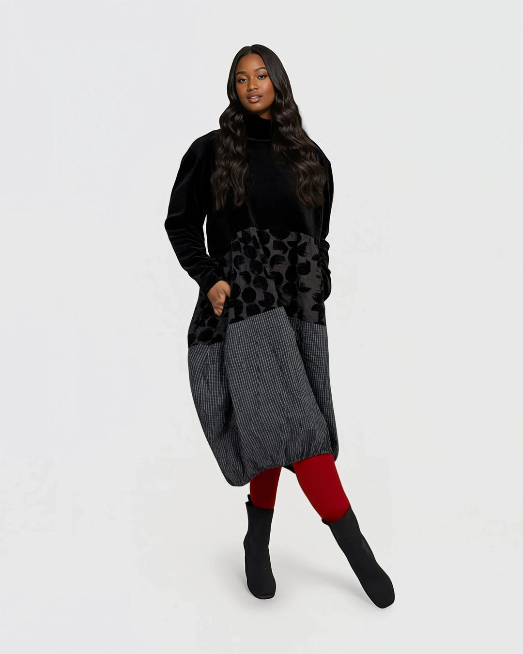 Vanta Cocoon Dress, Mix
