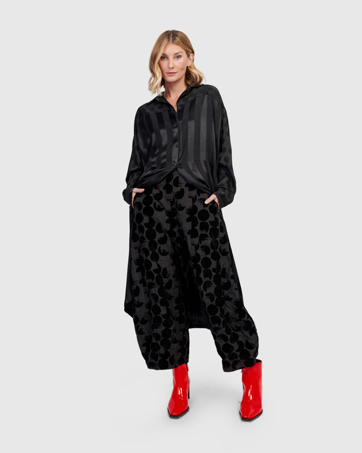 Georgina Shirtdress, Black