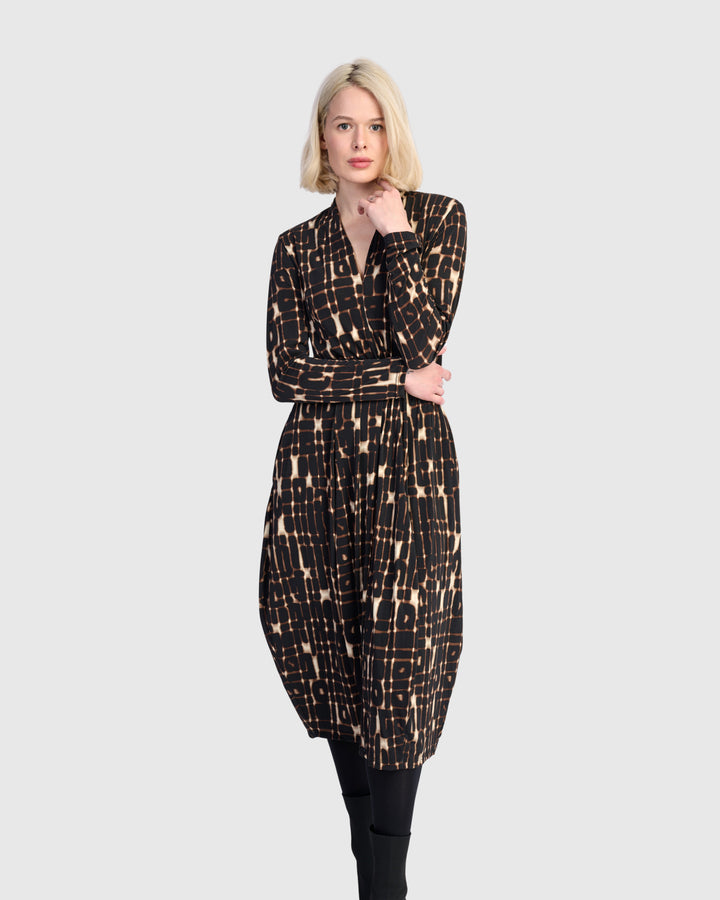 Neura Cocoon Dress, Matrix
