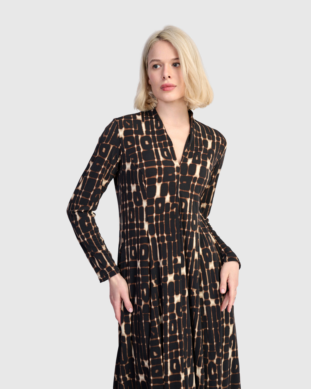 Neura Cocoon Dress, Matrix