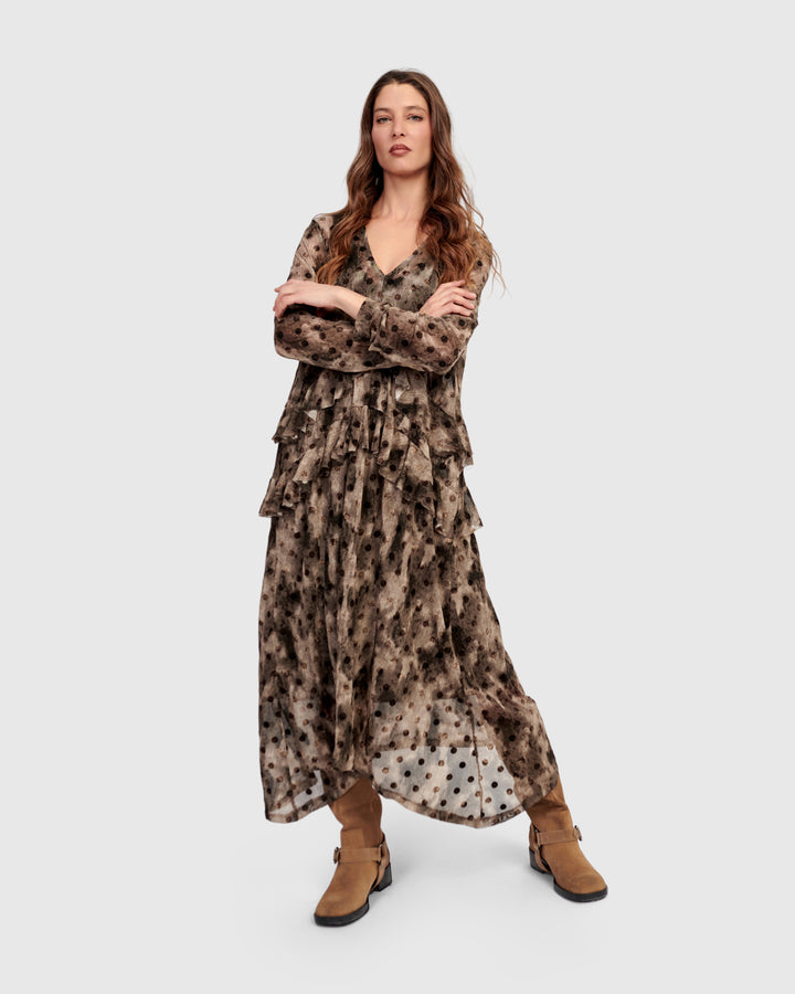 Fen Mesh Dress, Aquarelle